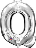 Silver Letter Q 34 Inch