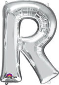 Silver Letter R 34 Inch
