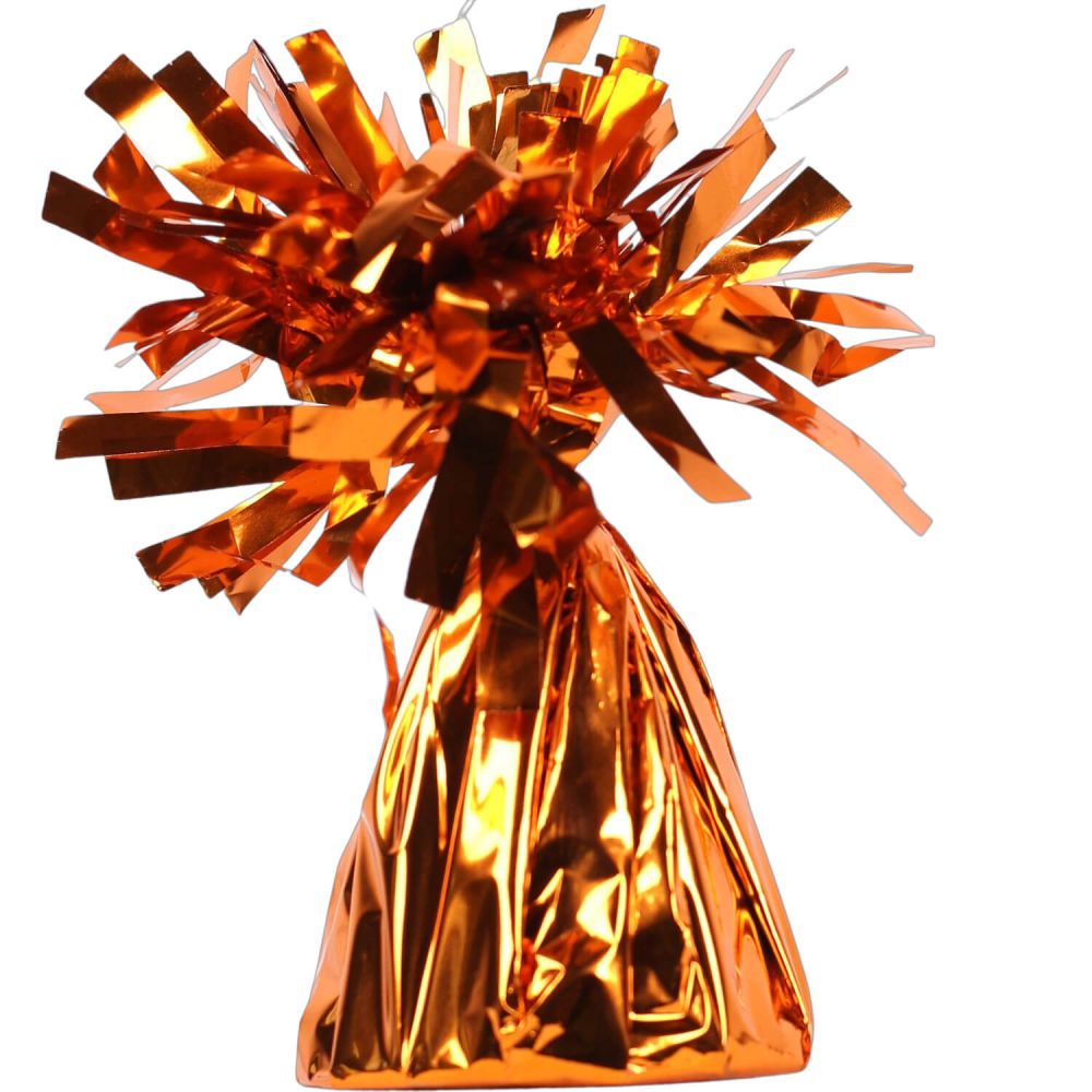 Foil Balloon Weight Orange - Adjustable Height
