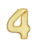 White Gold #4 Mylar 34 Inch