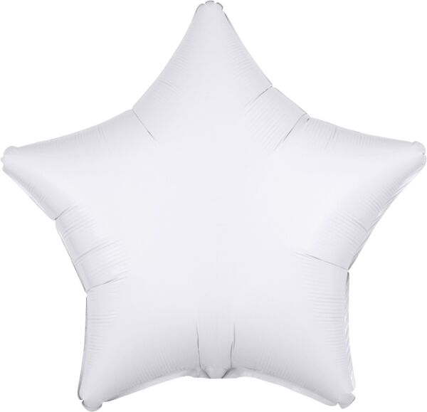 18 Inch Mylar White Star